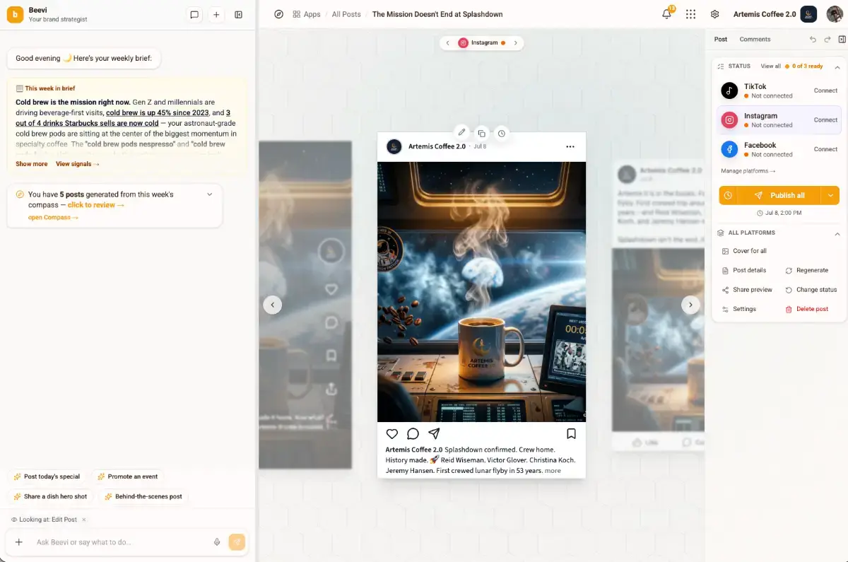 Beevi screenshot 1