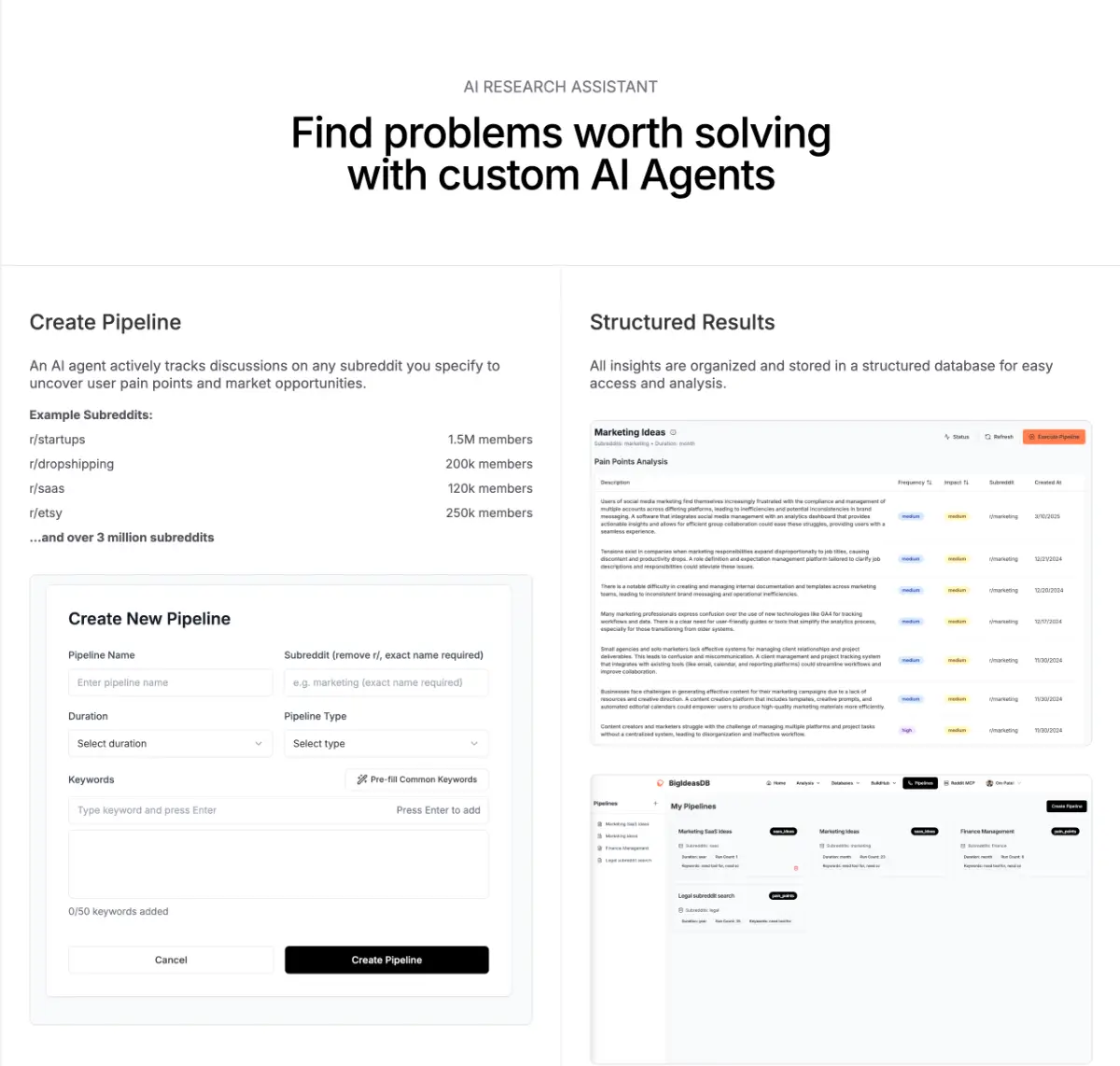 BigIdeasDB screenshot 4