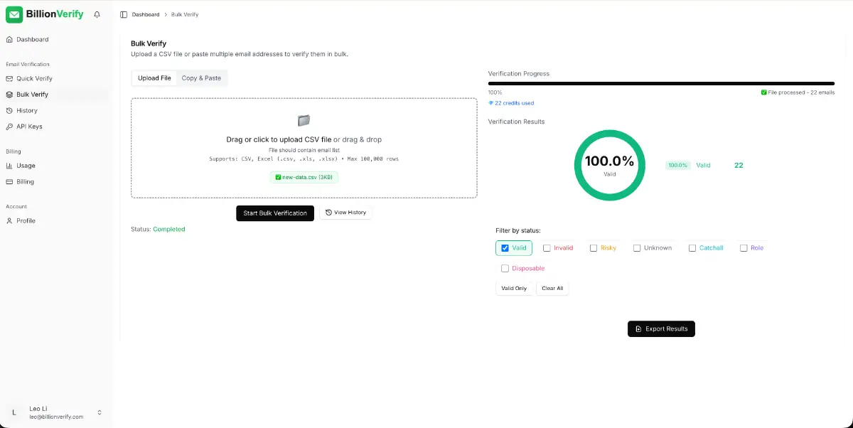 BillionVerify screenshot 3