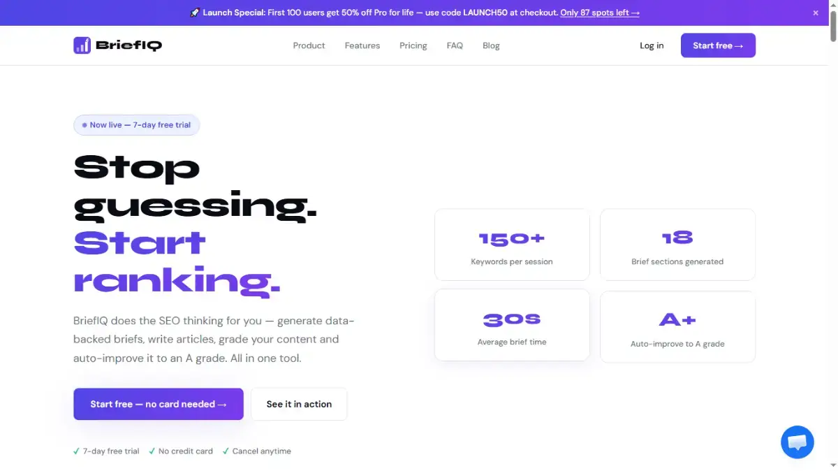 BriefIQ screenshot 1