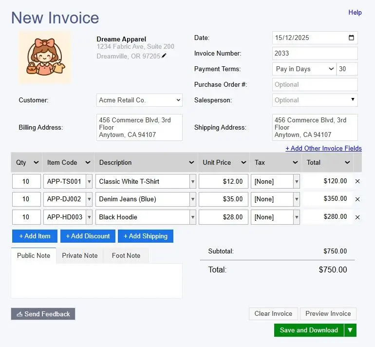 Brisk Invoicing image number 11