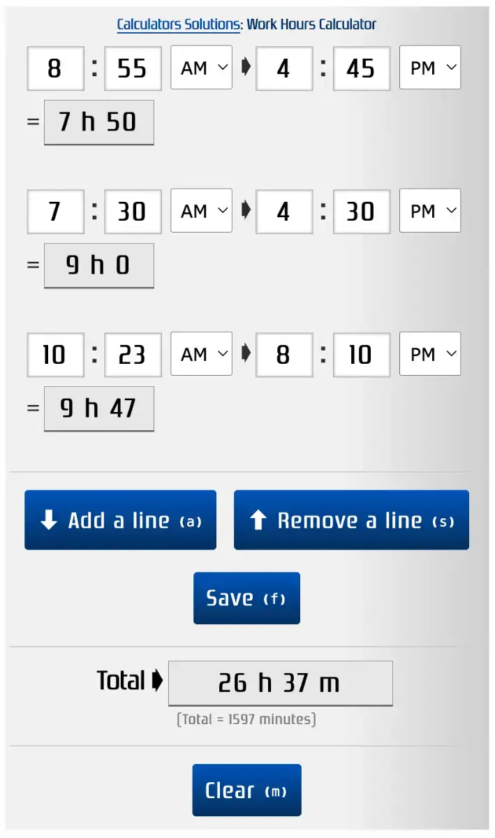 Calculators Solutions screenshot 2