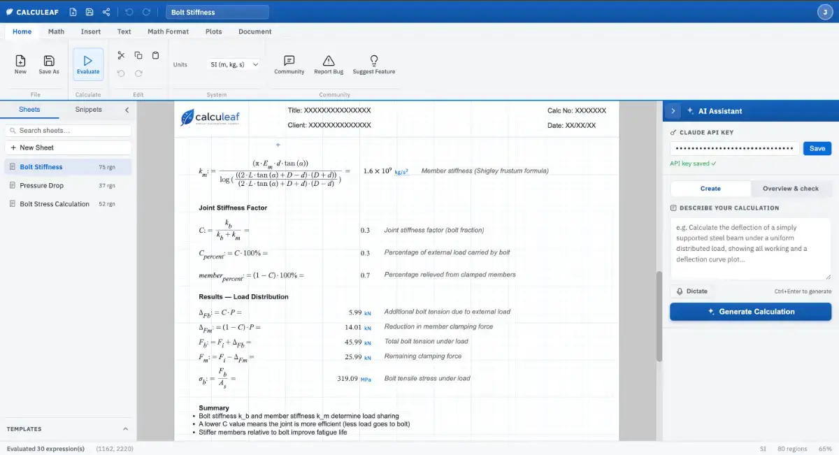 Calculeaf screenshot 3