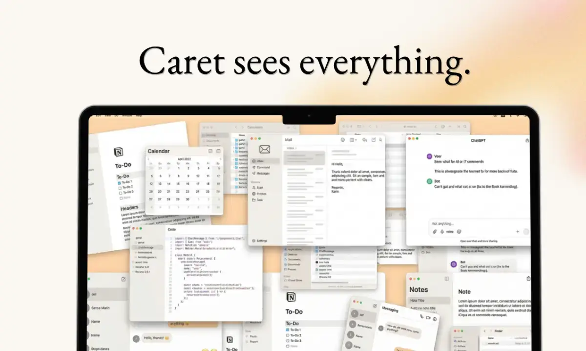 Caret screenshot 3