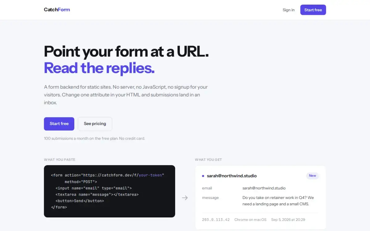 CatchForm screenshot 3