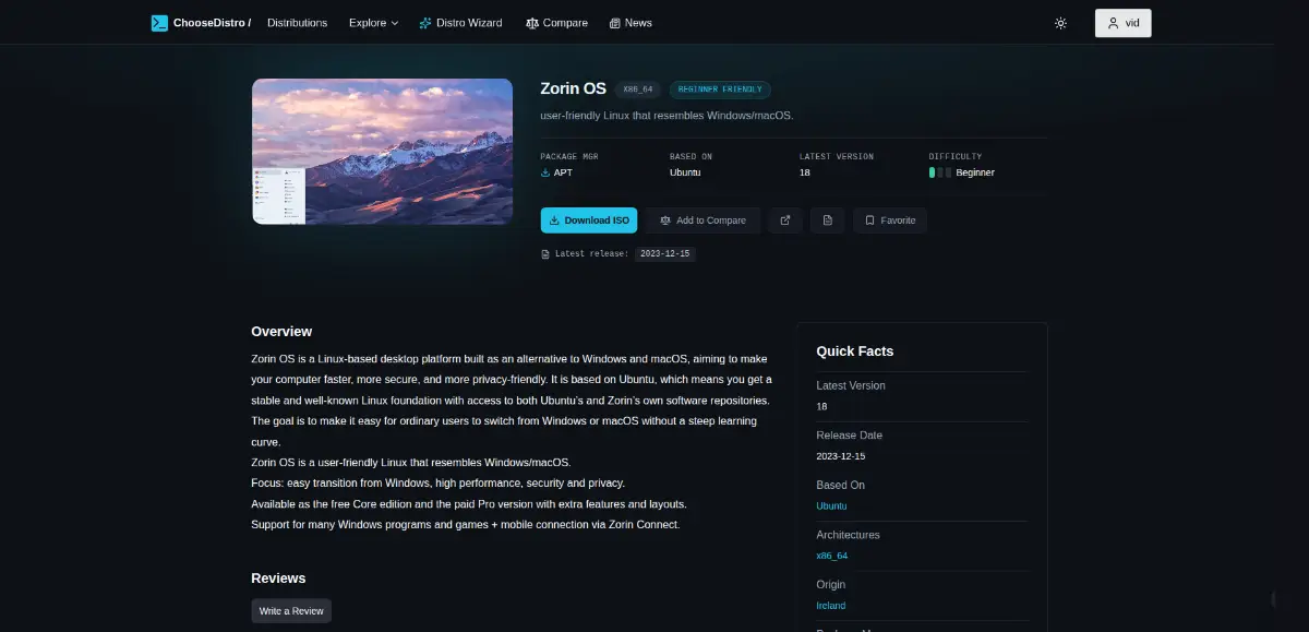 ChooseDistro screenshot 3