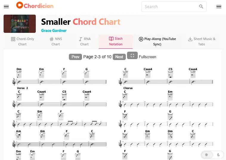 Chordician screenshot 2