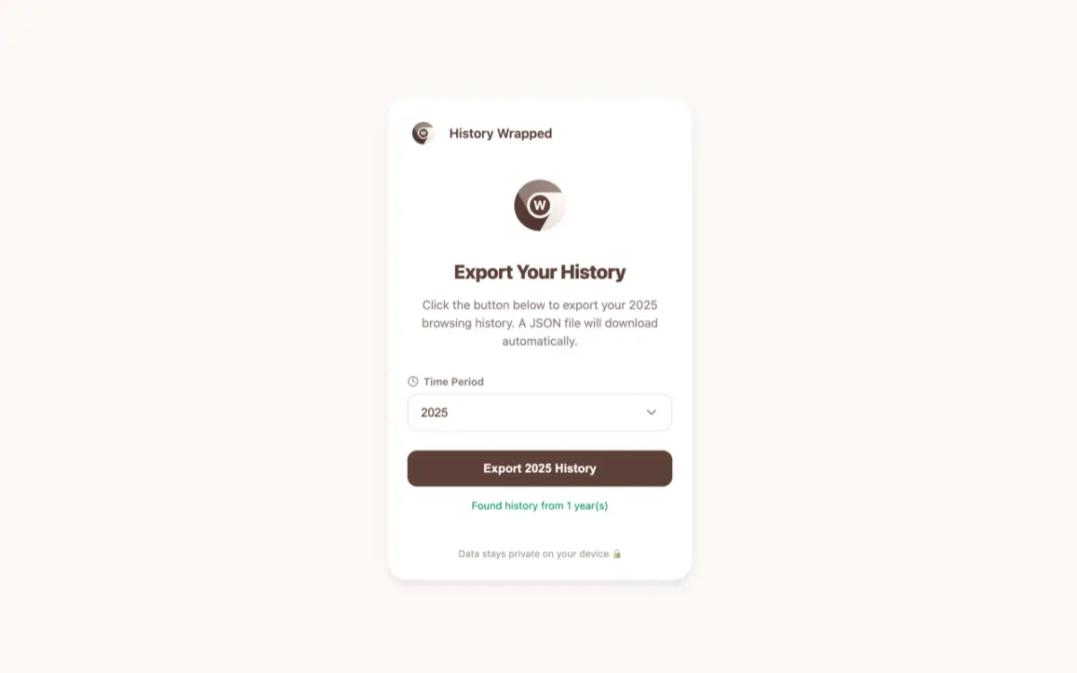 Chrome Wrapped 2025 screenshot 3