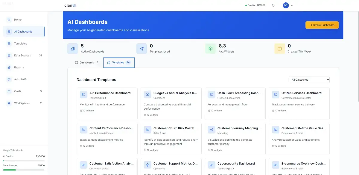 clariBIcom screenshot 2