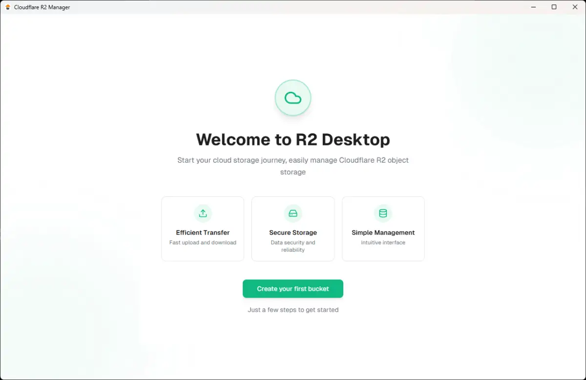 Cloudflare R2 desktop Client screenshot 2