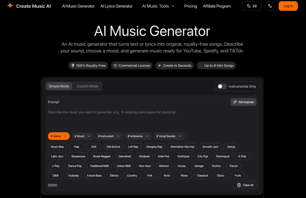 Create Music AI screenshot 1