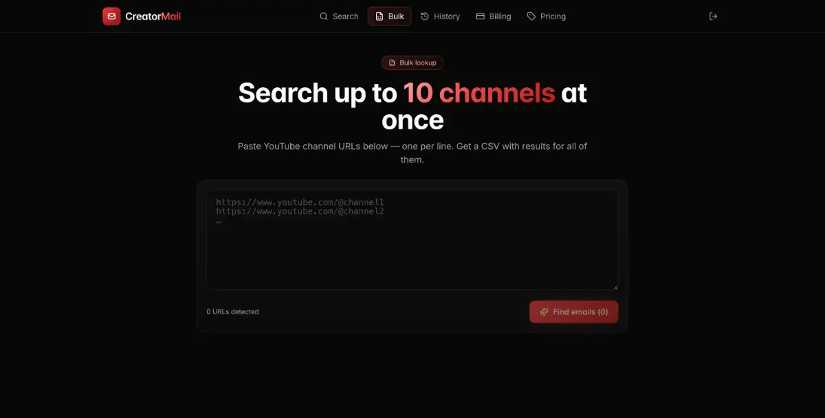 CreatorMail screenshot 2