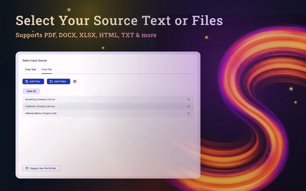 DataSieve - Text to Data screenshot 2