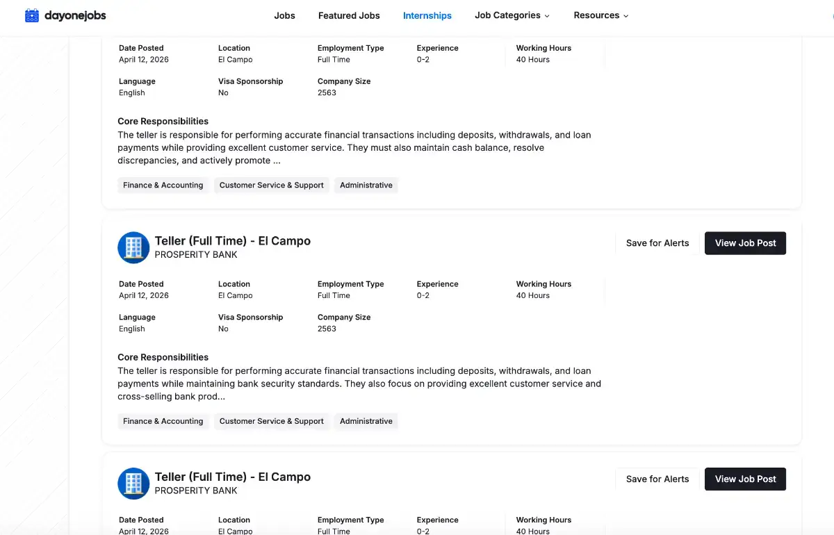 DayOneJobs screenshot 3