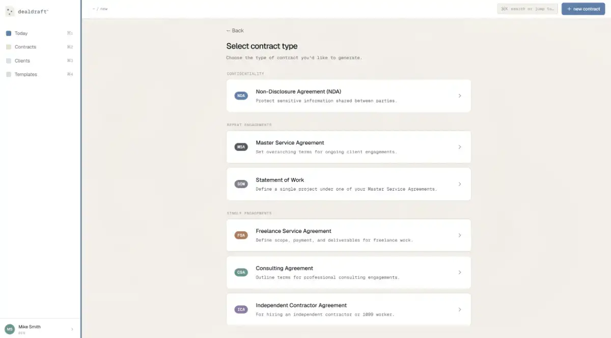 DealDraft screenshot 3