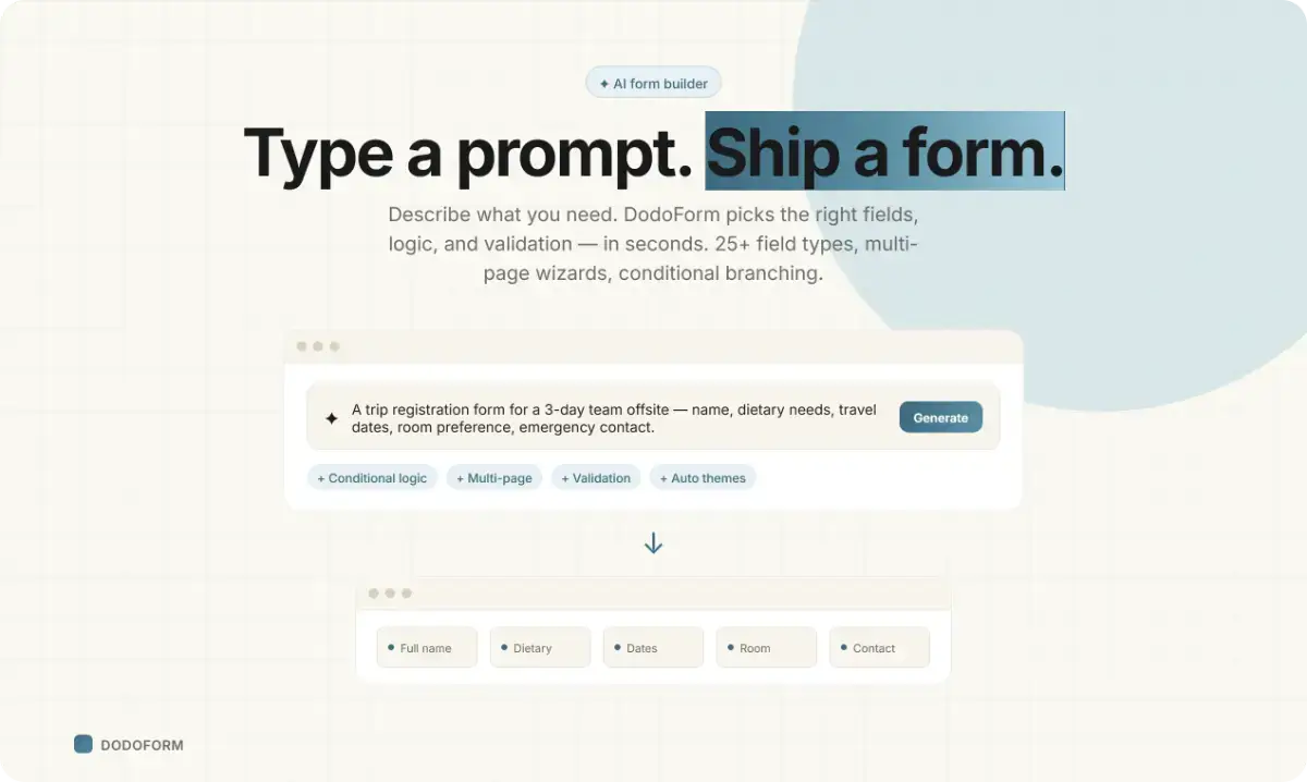 DodoForm screenshot 2