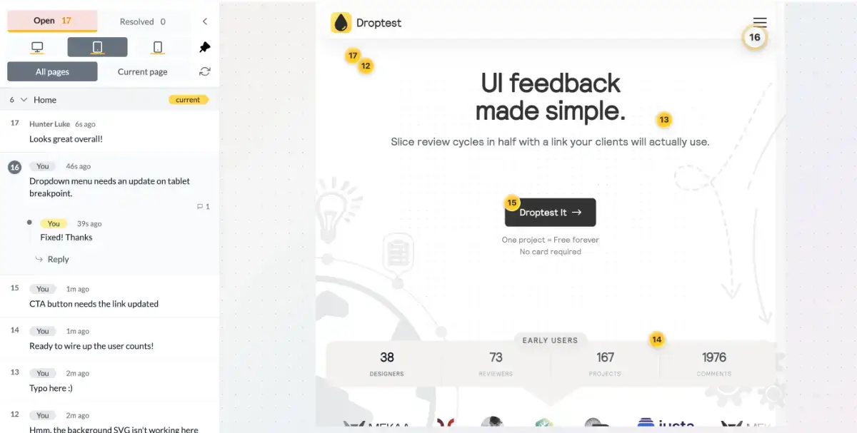 Droptest Design screenshot 3