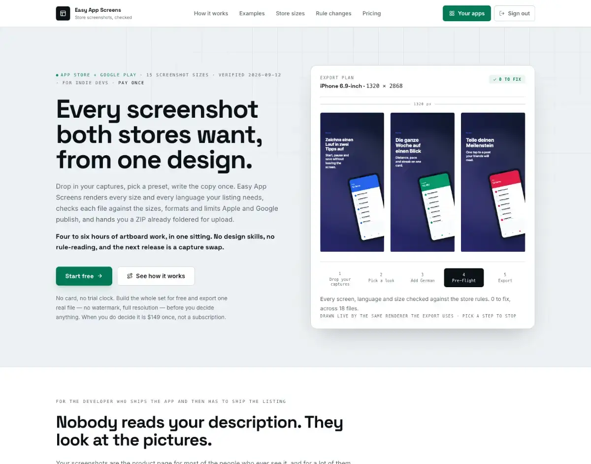 EasyAppScreens screenshot 1