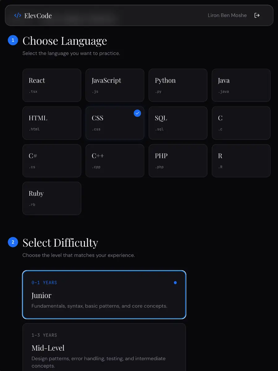 ElevCode screenshot 2