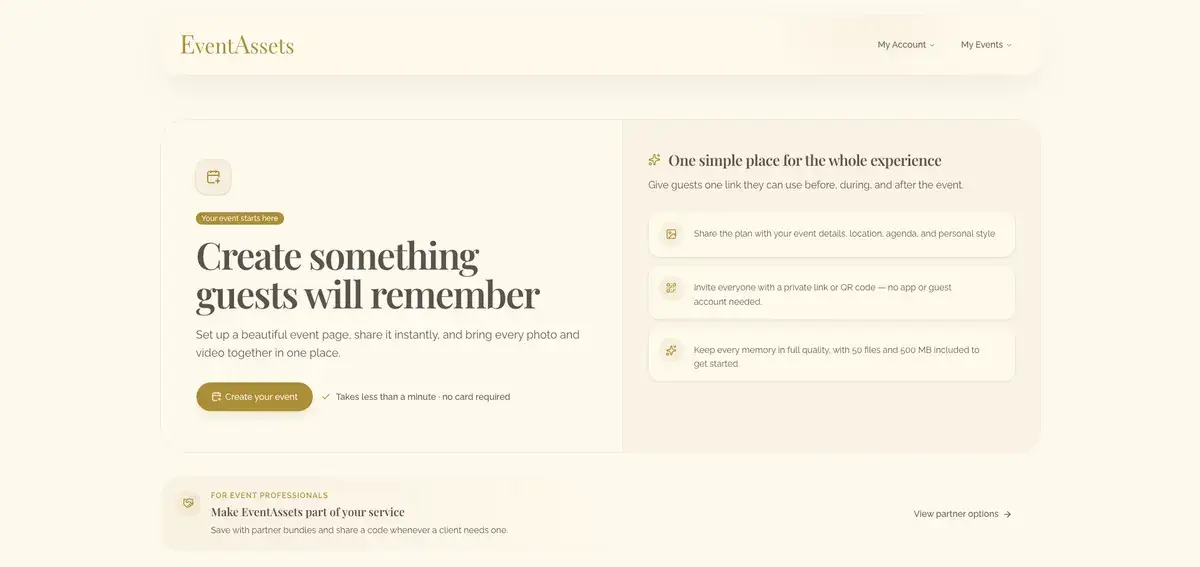 EventAssets screenshot 2