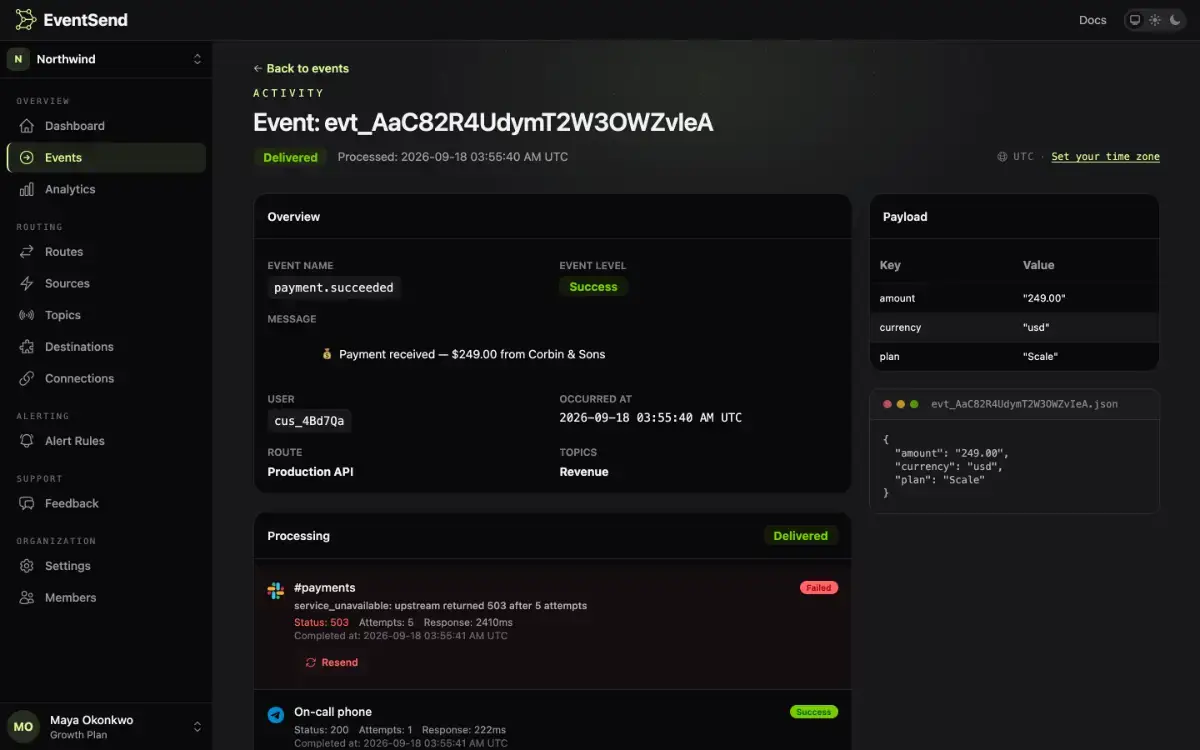 EventSend screenshot 3