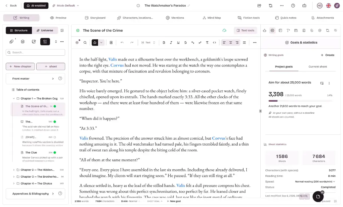 Extypis Writing App screenshot 1