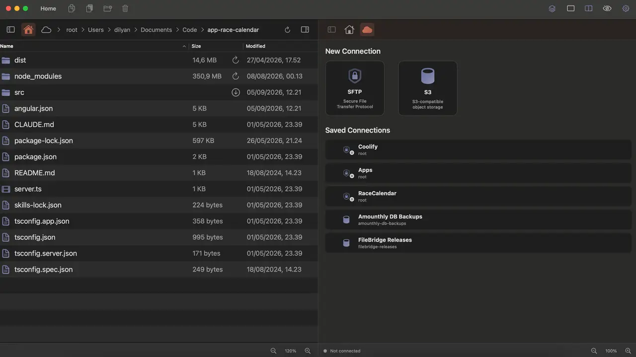 FileBridge screenshot 2