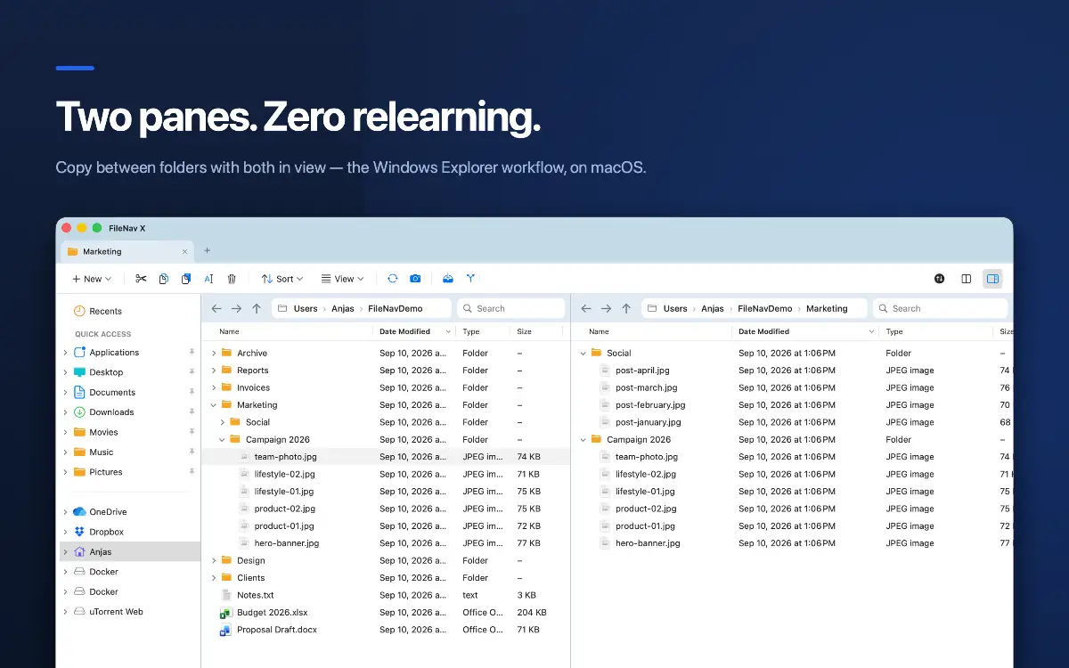 FileNav screenshot 2