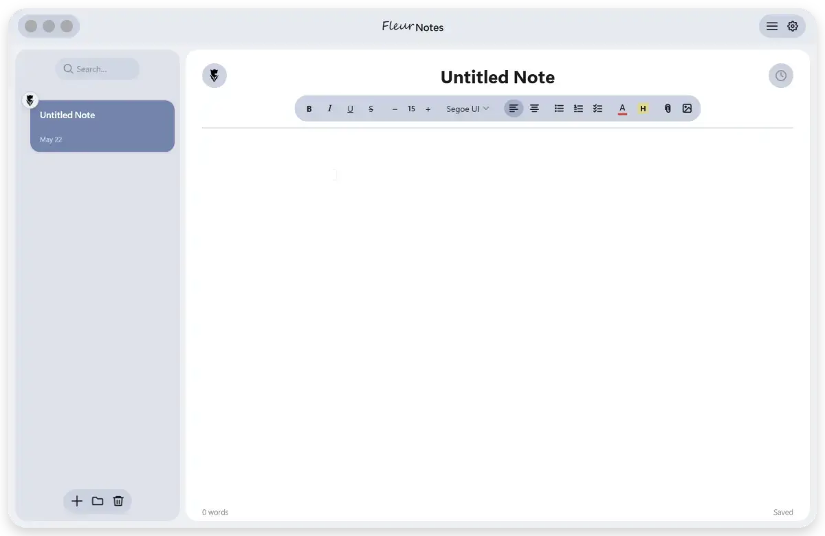 FleurNotes screenshot 2