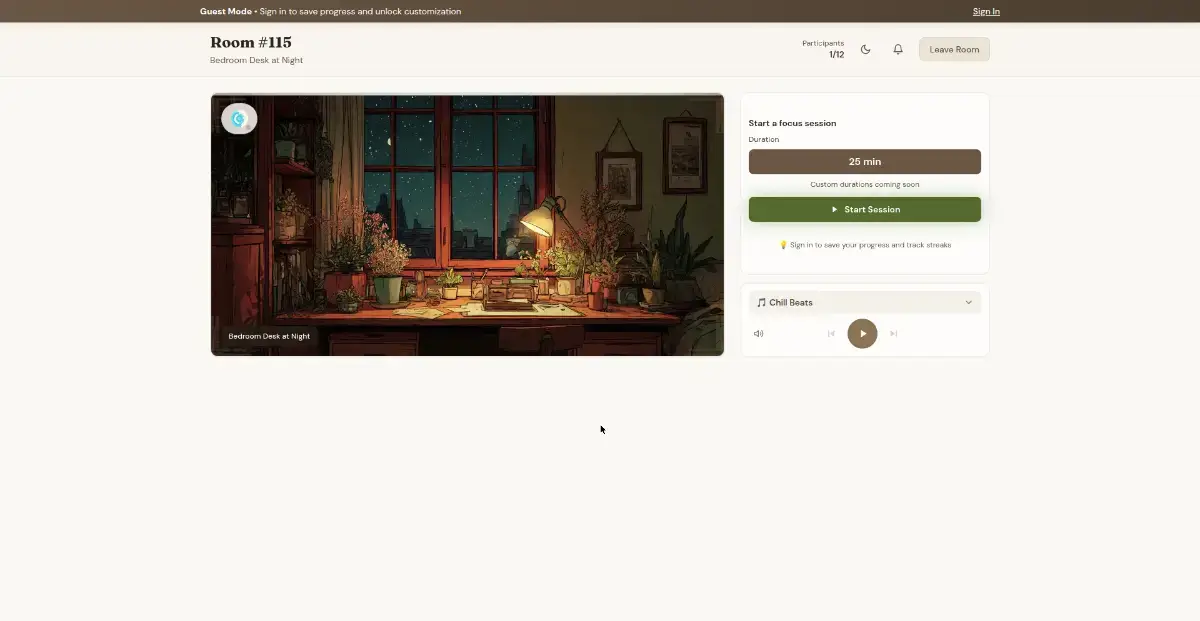Flowroom screenshot 1