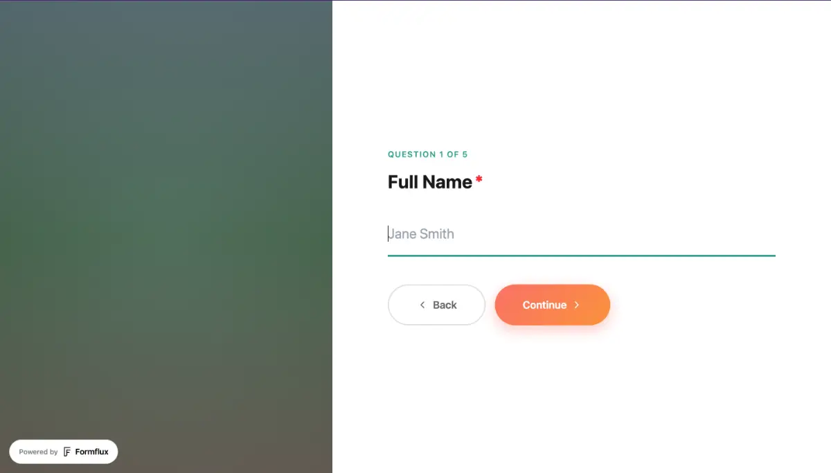 Formflux screenshot 3