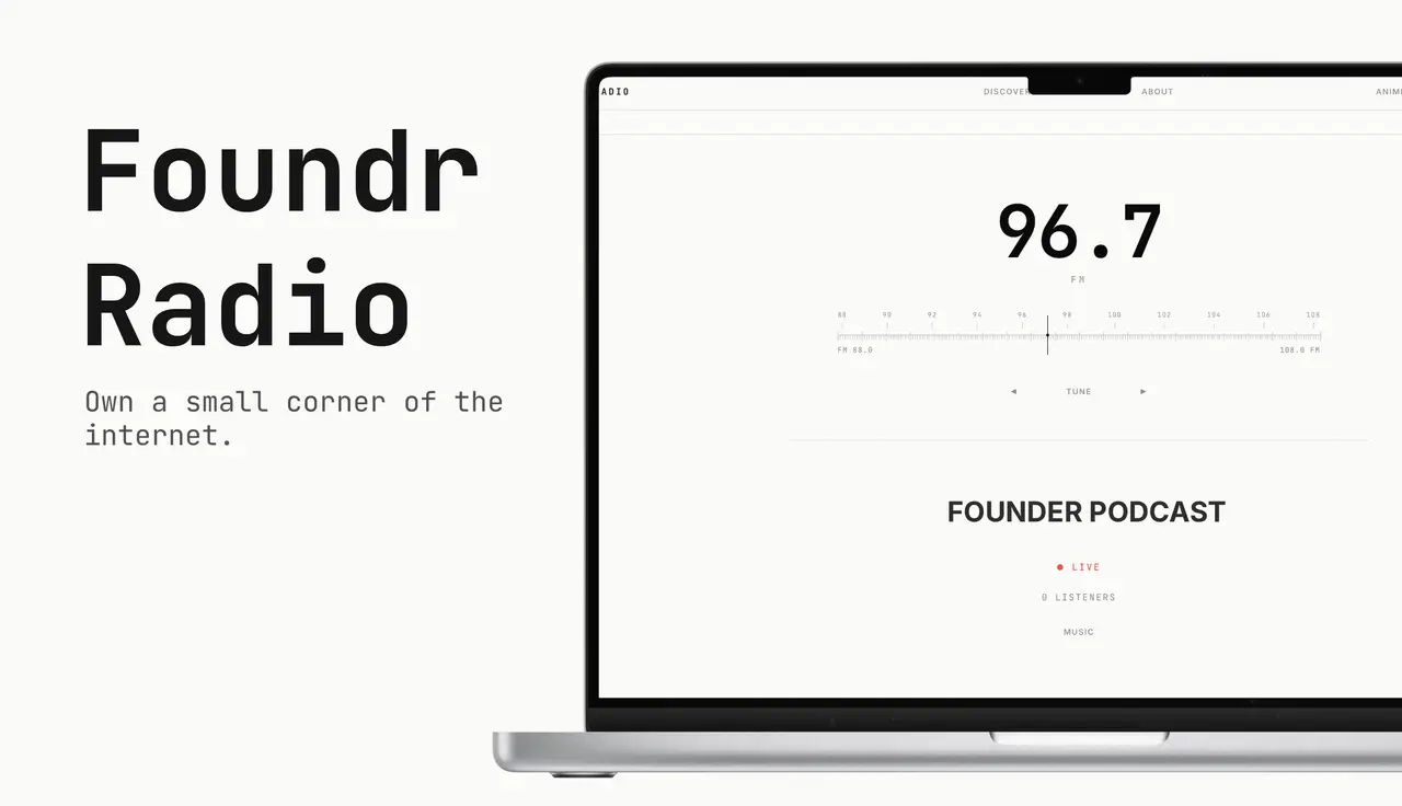 FoundrRadio product image