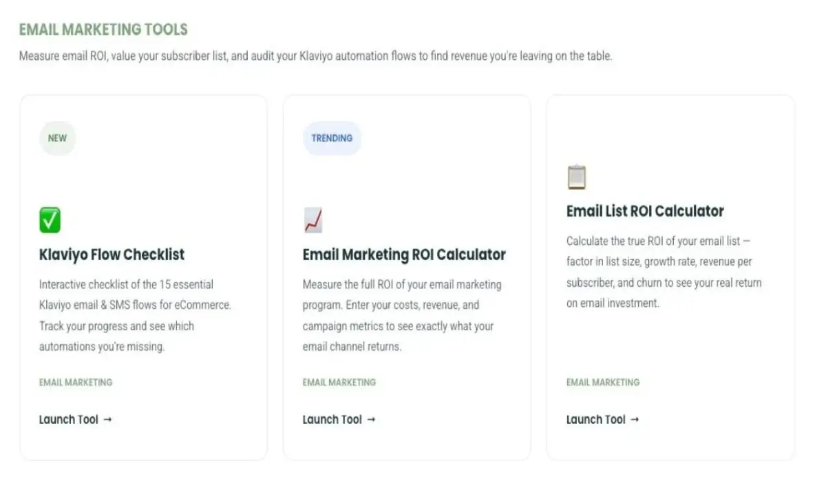 Free eCommerce Marketing Tools screenshot 2