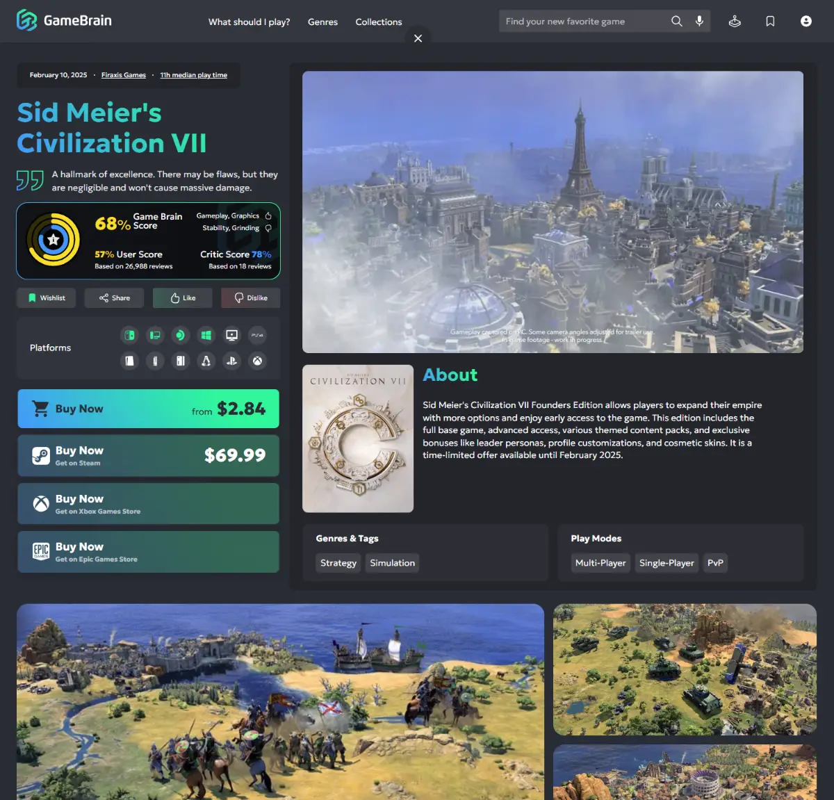 GameBrain screenshot 2