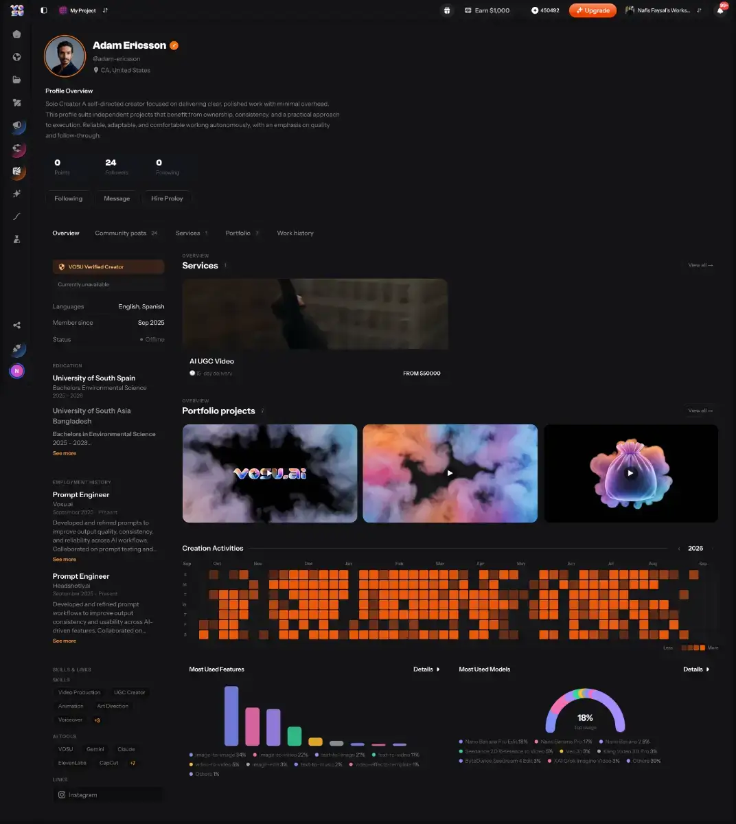 Generative Media Talent Marketplace image number 21