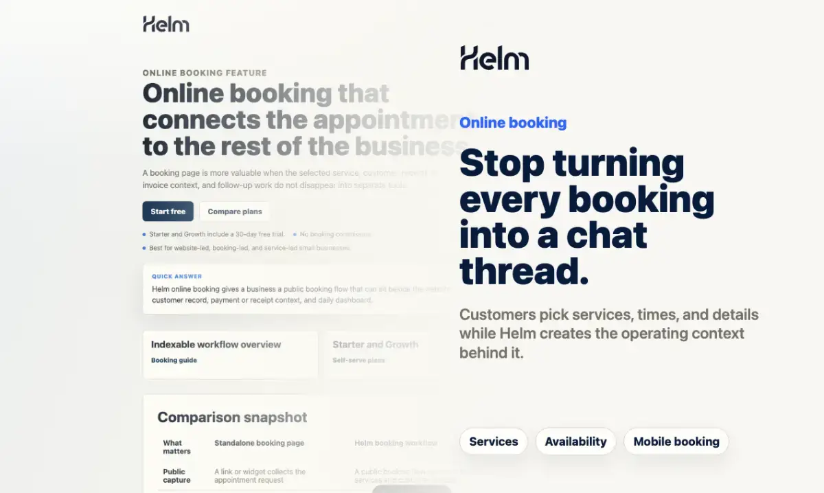 Helm screenshot 3