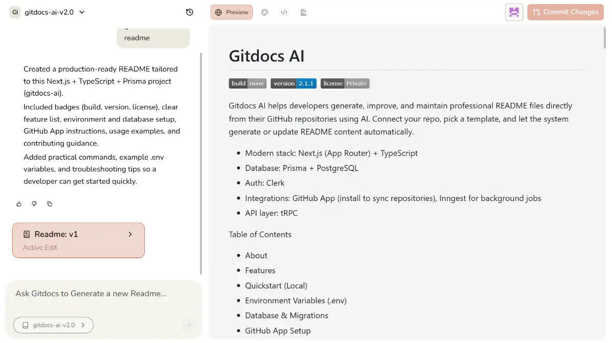 Gitdocs AI screenshot 3
