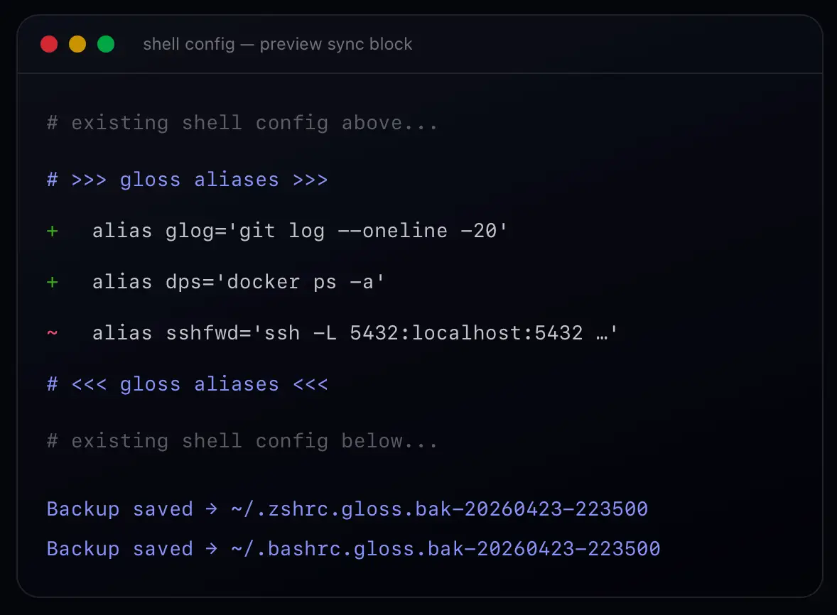 Gloss screenshot 3