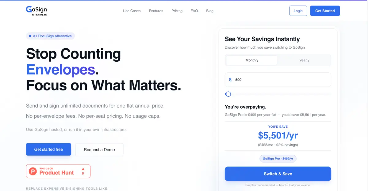 GoSign screenshot 1
