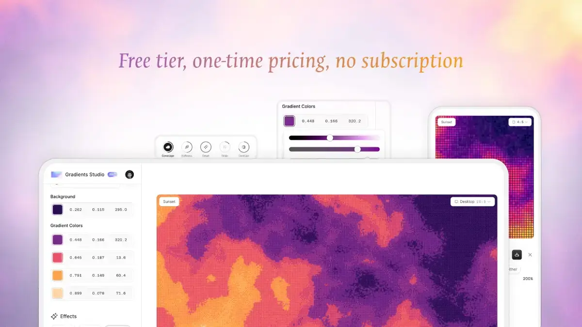 Gradients Studio screenshot 4