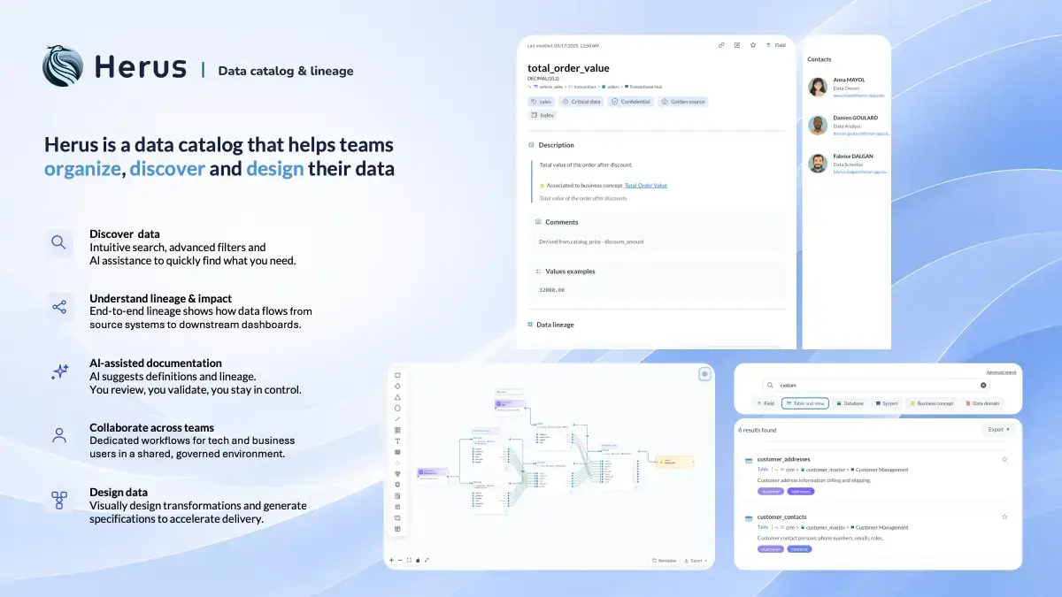 Herus - Data Catalog screenshot 2