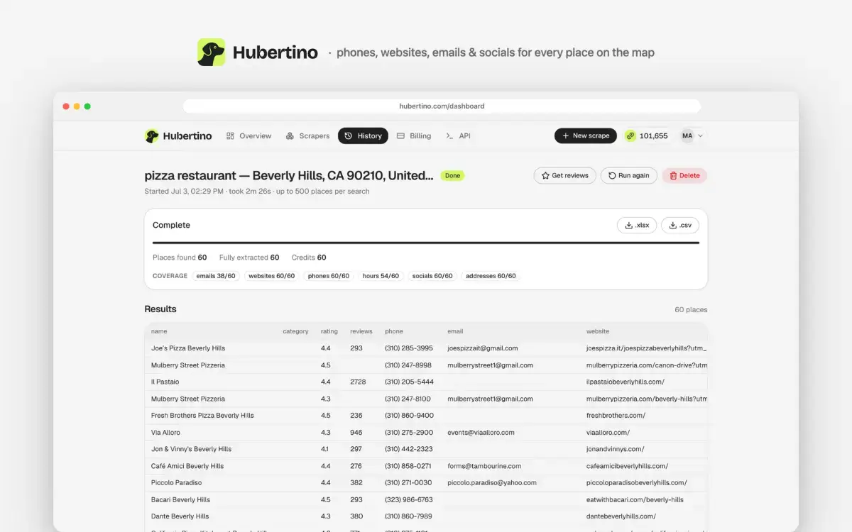 Hubertino screenshot 2