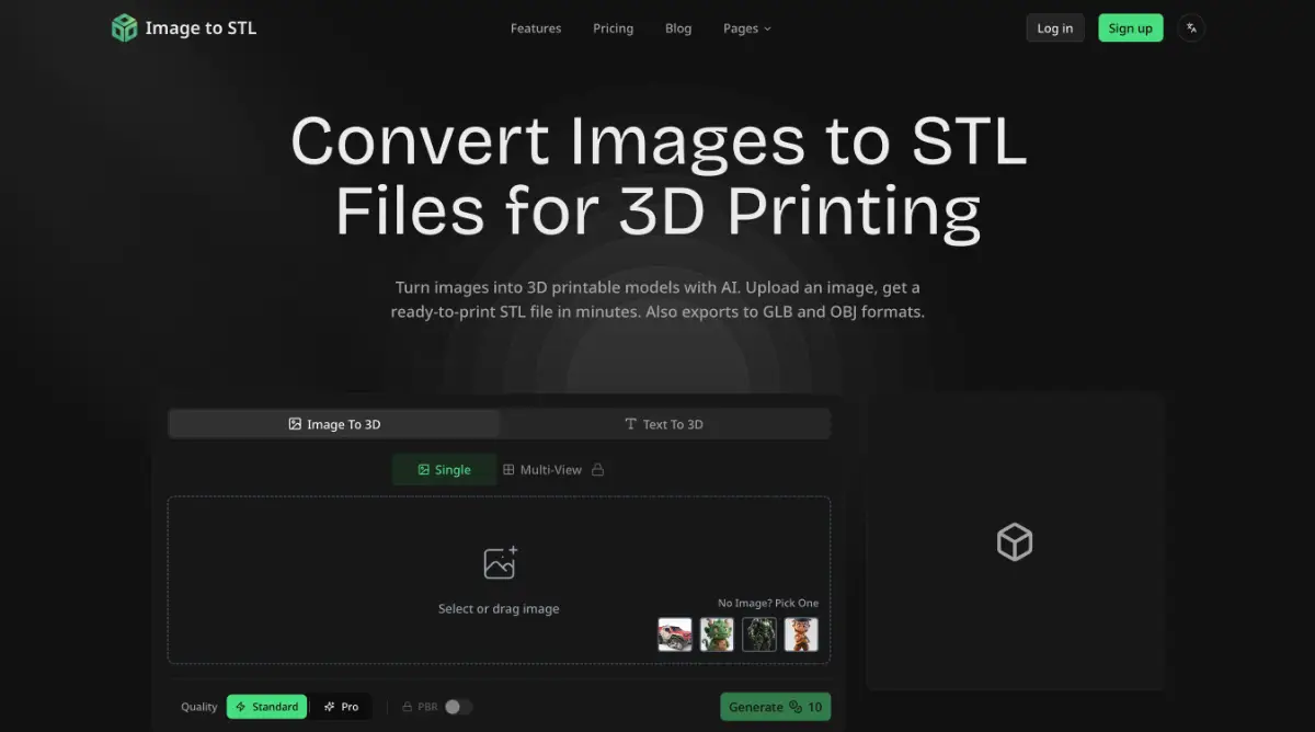 IMAGE TO STL screenshot 3