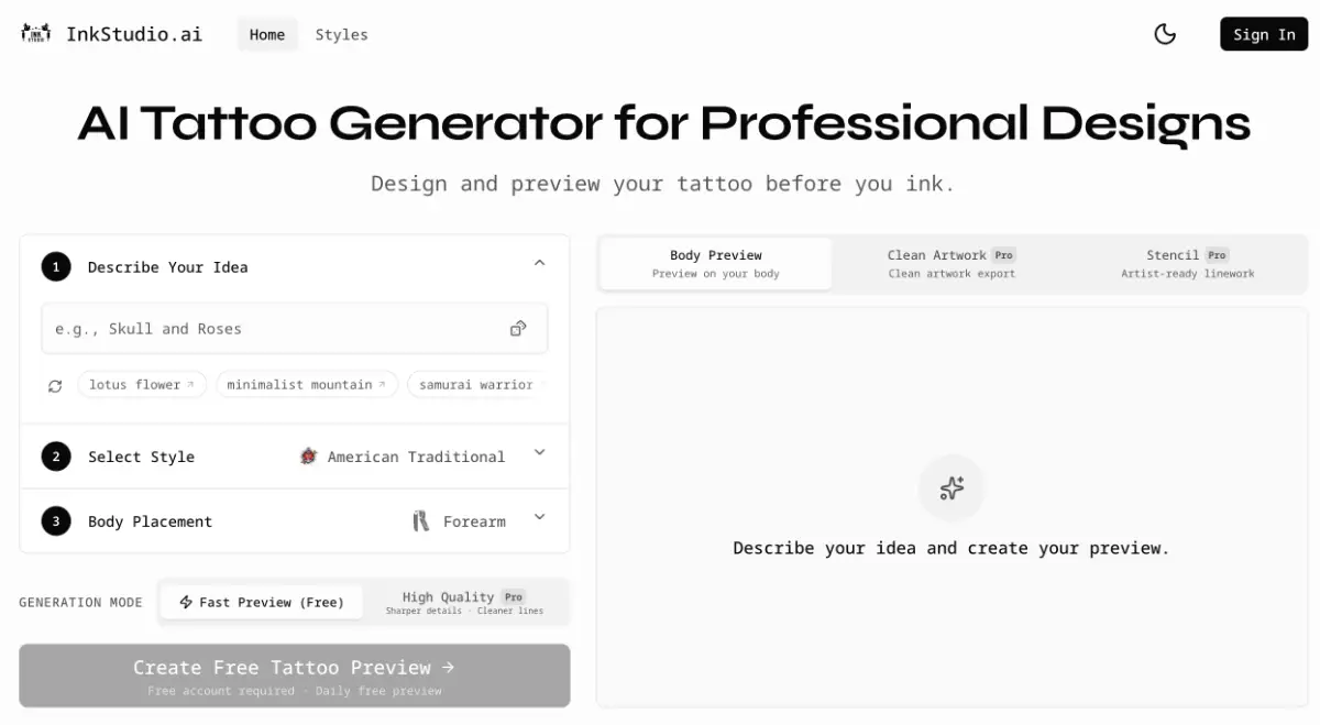 InkStudioai product image