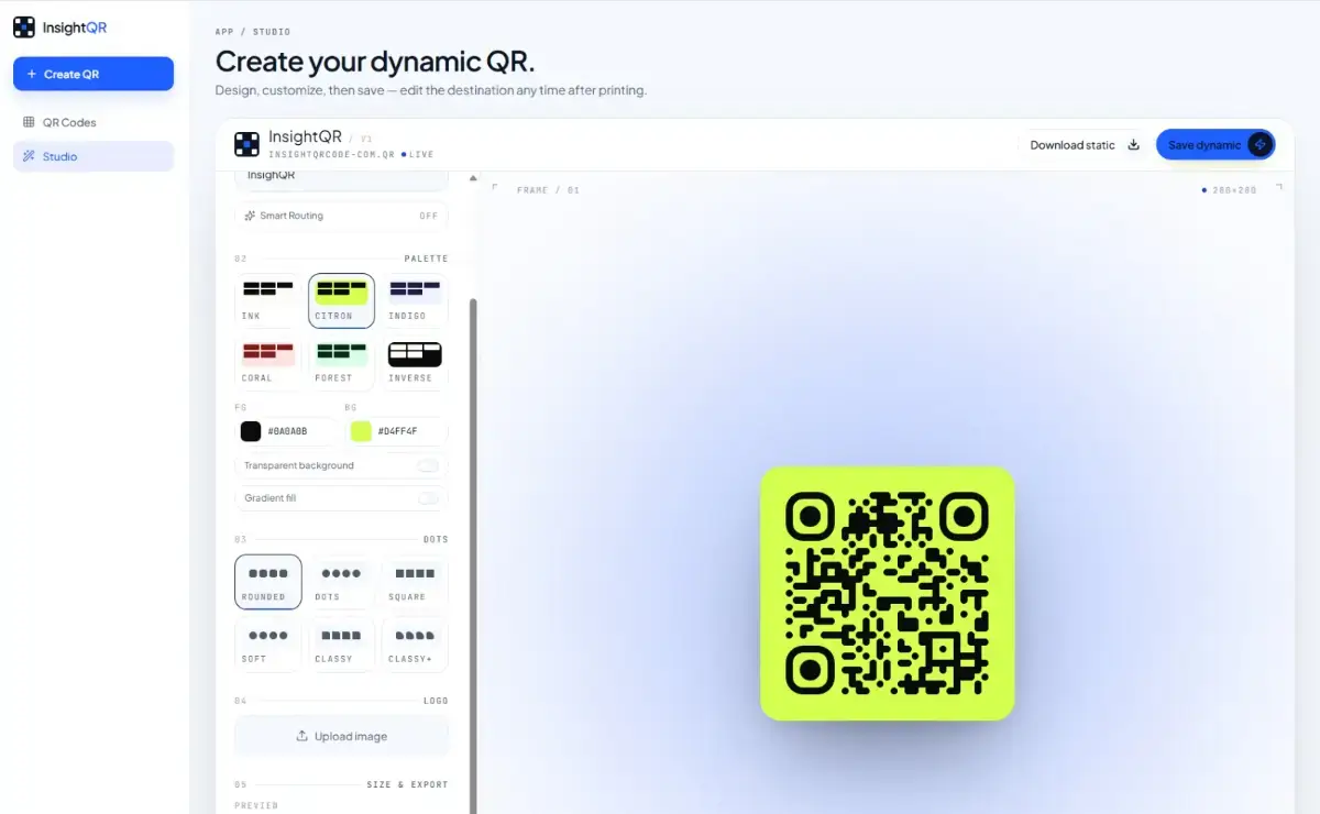 insightQR screenshot 4