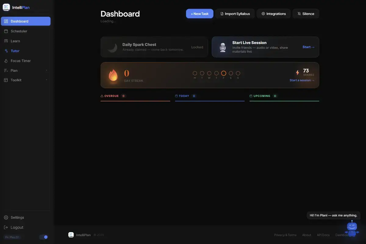 IntelliPlan screenshot 2