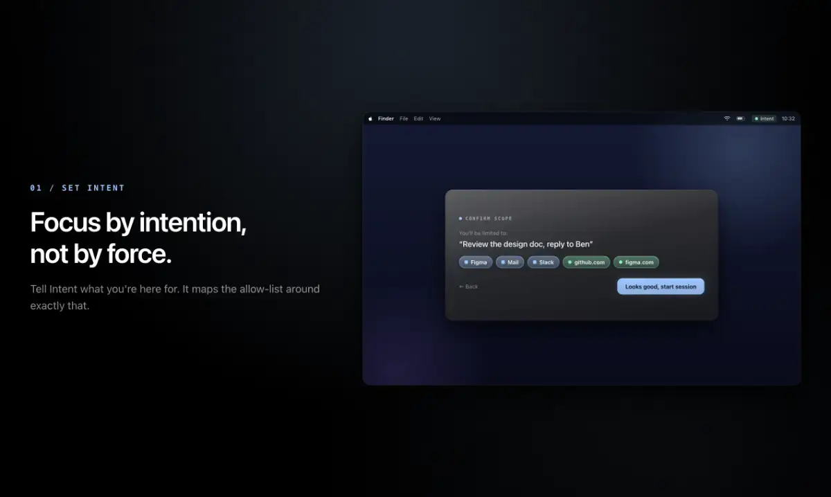 Intent screenshot 2