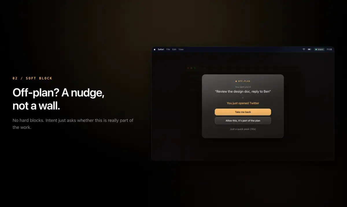 Intent screenshot 3