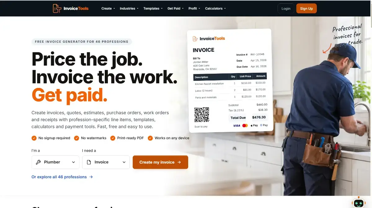 InvoiceTools screenshot 2