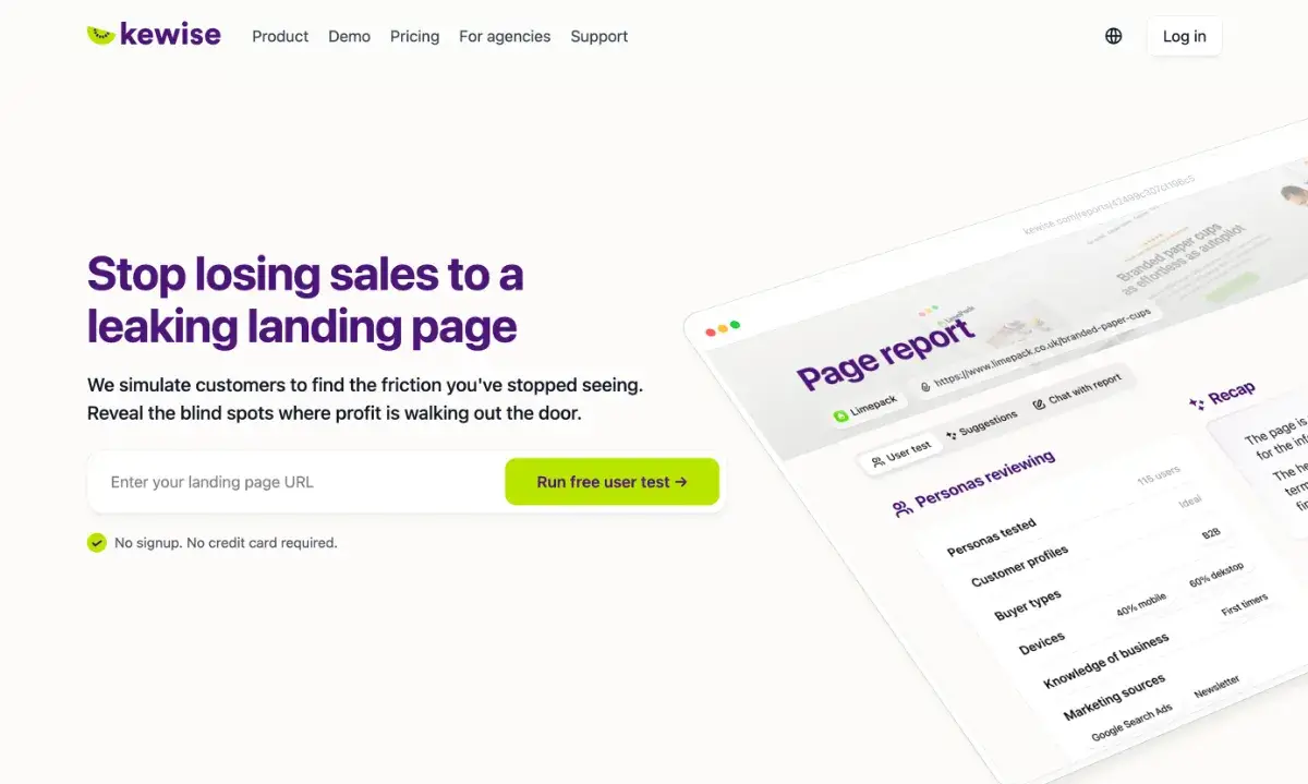 Kewise screenshot 1